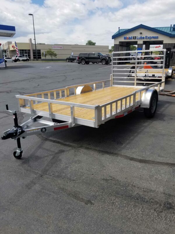 EXR Aluminum Trailer (Straight Side, Side Ramps, Rear Gate) - Montana ...